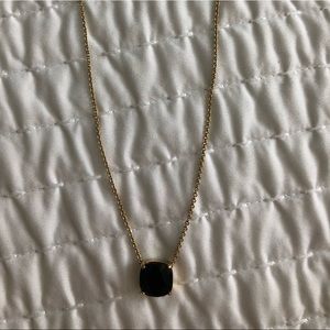 Kate Spade Black Gem Necklace